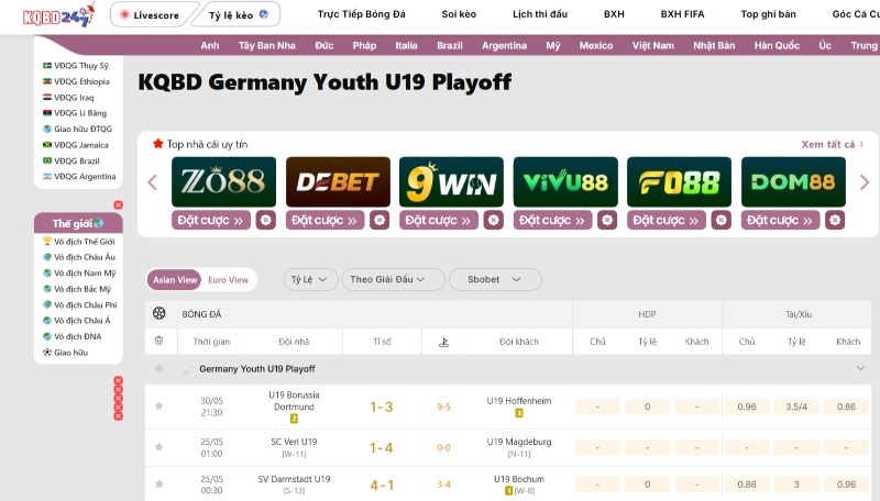 Germany Youth U19 Playoff