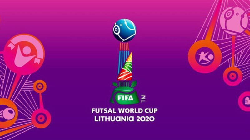 Biểu tượng cúp và logo giải FIFA Futsal World Cup